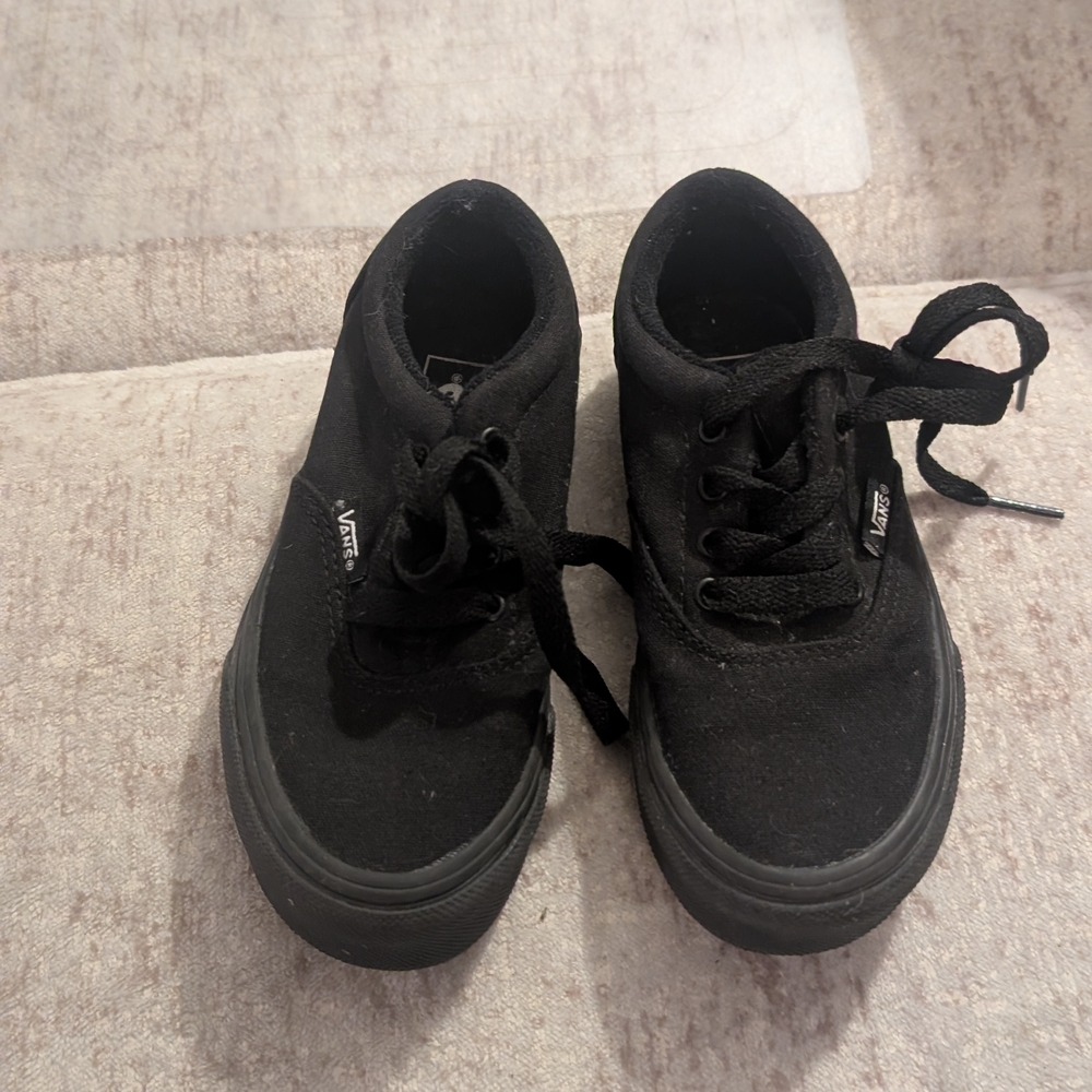 Vans Kids Black Sneakers